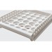 30-Grid Stackable Egg Storage Tray Organizer Shelf - 2 Pack